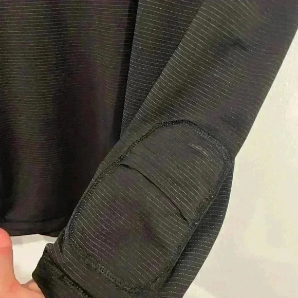 LULULEMON Mens Short Sleeve T Shirt Size L Black -Mesh - Picture 2 of 6